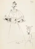 Cecil Beaton, A costume design for the Ballroom Scene in Lady Windermere's Fan