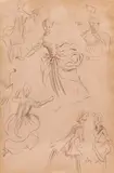 Cecil Beaton, Preparatory drawings for The Gainsborough Girls