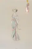 Cecil Beaton, A costume design for My Fair Lady, 1963, probably for Helen Albrecht