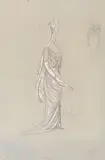 Cecil Beaton, A costume design for My Fair Lady, 1963, probably for Helen Albrecht