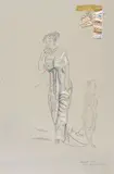 Cecil Beaton, A costume design for My Fair Lady, 1963, probably for Barbara Pepper