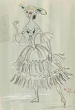 Cecil Beaton, A costume design for Margot Fonteyn as the titular role in Marguerite and Armand