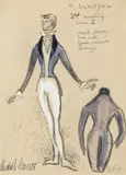 Cecil Beaton, A costume design for Rudolf Nureyev as the titular role in Marguerite and Armand, Royal Opera House