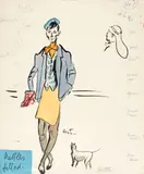 Cecil Beaton, A costume design for My Fair Lady, circa 1955-56, probably for Gene Nettles