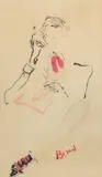 Christian Bérard, Cecil Beaton, circa 1937, gouache