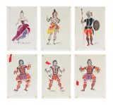 Oliver Messel, Three costume designs for Samson, Royal Opera House
