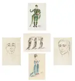 Oliver Messel, Five costume designs for Twang!!