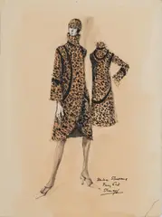 Irene Sharaff, Four costume designs for Barbara Streisand as 'Fanny Brice' in Funny Girl, 1968, gouache, watercolour and pen and ink