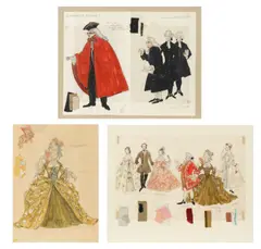 Motley, A selection of costume designs for A Clandestine Marriage, 1966, three signed 'Motley' (lower right); all variously inscribed