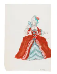 Motley, Twenty costume designs for The Clandestine Marriage, Chichester Festival Theatre, 1966, To include designs for the characters of 'Fanny', 'Betty', 'Mr Sterling', 'Lord Ogleby', 'Mrs Heidleberg', 'Lovewell', etc.,