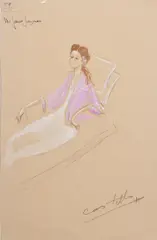 Antonio Castillo, Ten costume designs for Janet Suzman as 'Tsarina Alexandra' in Nicholas and Alexandra, 1971