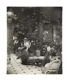 Cecil Beaton, Self portrait in the garden, circa 1960s
