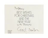 Cecil Beaton, A selection of cards and ephemera, a promotional photograph of Beaton for the publication of one of his books;