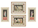 Franciszek Smuglewicz, The Infancy of Bacchus, A pair of hand-coloured etchings