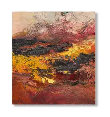 Richard Harrison, Scorched Earth, oil on canvas