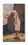 Richard Harrison, The White Coat, oil on canvas