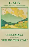 Paul Henry R.H.A., Connemara: Ireland This Year, A reproduction London Midland & Scottish Railway advertising poster