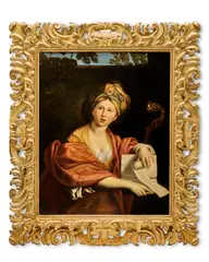 The Cumaean Sibyl by T Berti, 19th Century, oil on canvas, sold Sep 2025
