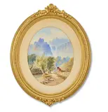 Edwin Earp, Highland scenes, watercolour and gouache