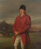 English School, Portrait of Morgan Vane, Master of the Hunt, oil on canvas