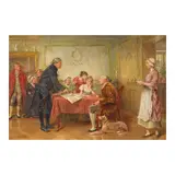 George Goodwin Kilburne, Ri, Rba, A family meeting, oil on canvas