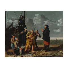 Jan de Bondt, Vocation de Saint Pierre et Saint André, oil on canvas