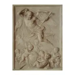 Marten Jozef Geeraerts, Allégorie du Temps, oil on canvas, en grisaille