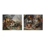 Pieter van Lint, Allégorie de l'Eau ; Allégorie de l'Air, a pair, oil on copper