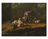 Jean-Baptiste Pillement, Personnages sur un tertre