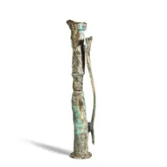 Colin Gorry, Monumental jug, circa 1986, Stoneware, irregular cylindrical form thrown and assembled in sections