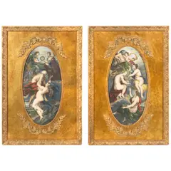 Peter Paul Rubens, La Destiné de la Reine; Le Tems decouvre la Verité, two etchings with engraving and hand-colouring