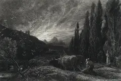 Samuel Palmer, The Early Ploughman (Lister E9), Etching, 1861, on laid paper, probably the fifth state of nine