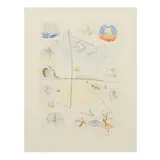 Frontispiece, from The Twelve Tribes of Israel by Salvador Dalí, Etching with pochoir in colours, 1972, on wove paper, sold Jan 2026
