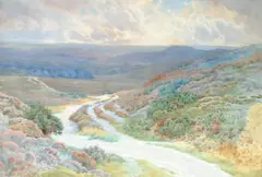 Charles James Adams, An open moorland landscape