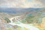 Charles James Adams, An open moorland landscape