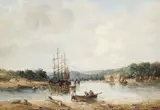 Teignmouth, South Devon by Circle of Alfred Vickers Snr., sold Sep 2025