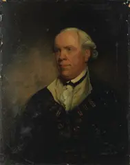 Sir William Beechey, Portrait of Admiral Barrington, bust-length, oil on canvas
