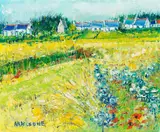Yolande Ardissone, Le jardin derrière les maisons