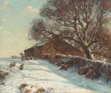 Herbert F. Royle, Landscape,, Oil on canvas