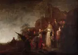 Adriaen Verdoel, The Meeting of Abraham and Melchizedek, oil on panel