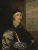 Gerard van Soest, Portrait of Admiral Sir John Pennington wearing a breast plate, standing before a window, oil on panel