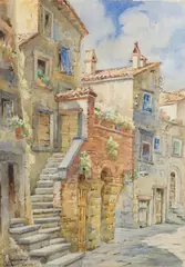Street scene, Rome by Roberto Raimondi, offered Jul 2025