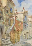 Roberto Raimondi, Street scene, Rome