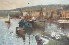 John Ambrose, View of St Ives, oil on canvas