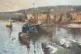 John Ambrose, View of St Ives, oil on canvas