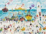 Simeon Stafford, St Ives Regatta, oil on canvas