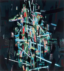 Tomory Dodge, Drop, 2008, 18-color screenprint