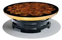 Théodore Müller, Lotus coffee table, c. 1965, Kittinger