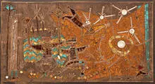 Mary Bowling, The Pleiades, c. 1956, Intarsia/mosaic