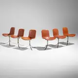 Poul Kjærholm, PK9 chairs, set of six